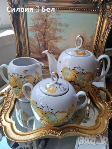 Комплект* ретро *порцелан , снимка 3 - Прибори за хранене, готвене и сервиране - 50942844