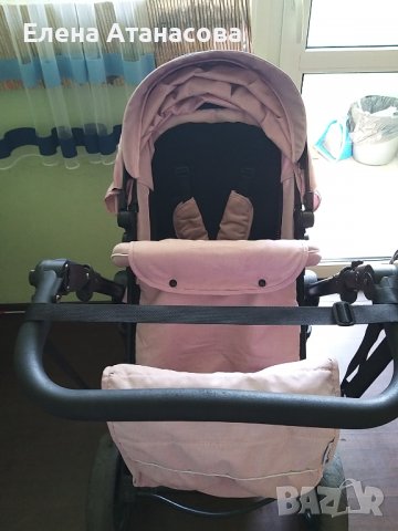 Розова количка Loreli , снимка 7 - Детски колички - 37008082
