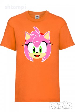 Детска тениска SONIC AMY,Соник,Игра,Изненада,Подарък,Празник,Повод, снимка 4 - Детски тениски и потници - 37435198