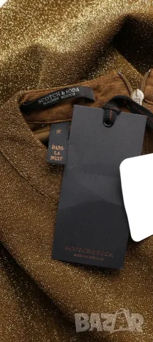 Scotch & Soda Maison Scotch оригинална нова златиста рокля М, снимка 12 - Рокли - 56090449