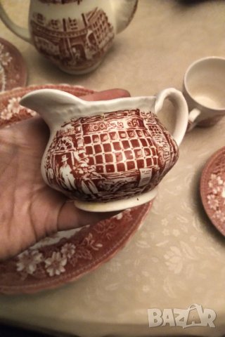 Антикварен английски порцеланов сервиз 26 части , снимка 5 - Антикварни и старинни предмети - 31641667