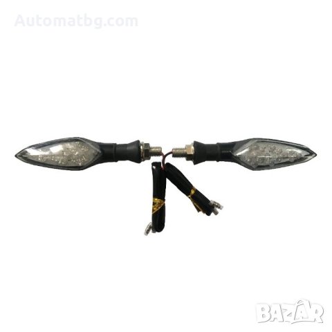 Комплект мигачи Automat, Диодни светлини, 2бр, 1922, Черен, снимка 4 - Аксесоари и консумативи - 40692827