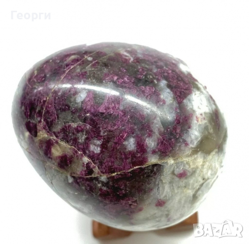 Естествено Рубелит Турмалиново яйце 655 карата, снимка 13 - Колекции - 36466848