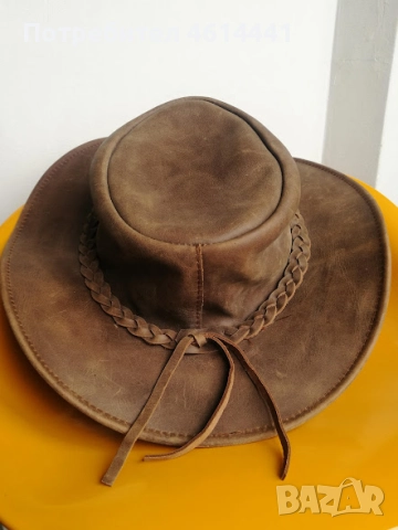 краварска шапка от естествена дебела кожа, снимка 5 - Екипировка - 52183771