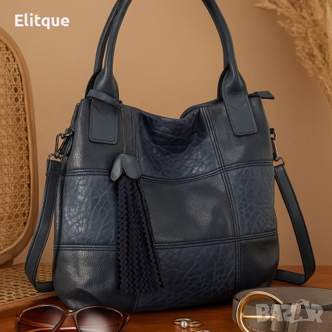 Ежедневна дамска чанта тип торба, през рамо, снимка 7 - Чанти - 52775366