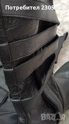 Дамски кожени ботуши Diesel, снимка 4 - Дамски ботуши - 48653371