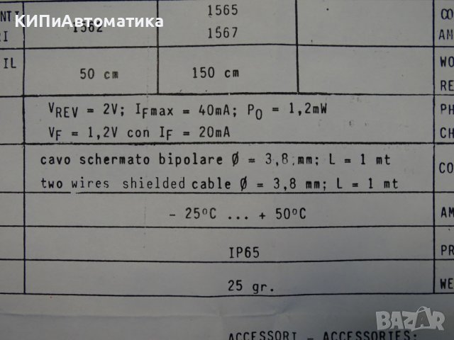 оптичен прожектор ReeR mod. 2322 Invisible Light Projector, снимка 13 - Резервни части за машини - 37730344