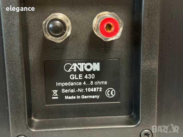Тонколони Canton GLE 430 – *ТОП* състояние, снимка 7 - Тонколони - 53939396