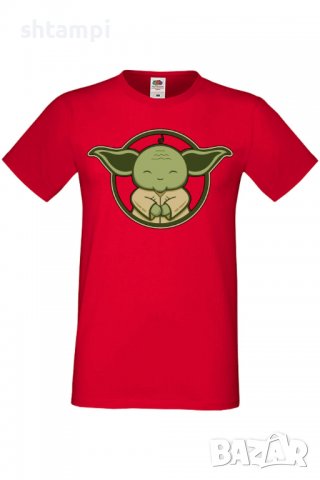 Мъжка тениска Star Wars Yoda 1,Междузвездни войни,Филм,Изненада,Подарък,Повод,, снимка 5 - Тениски - 37717831
