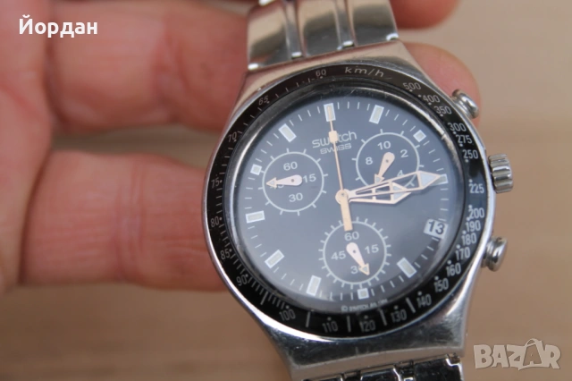 Мъжки часовник ''Swatch'' хронограф, снимка 12 - Мъжки - 54150015