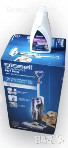 3-в-1 Прахосмукачка и подопочистваща машина Bissell CrossWave Pet Pro, снимка 6 - Прахосмукачки - 55941239
