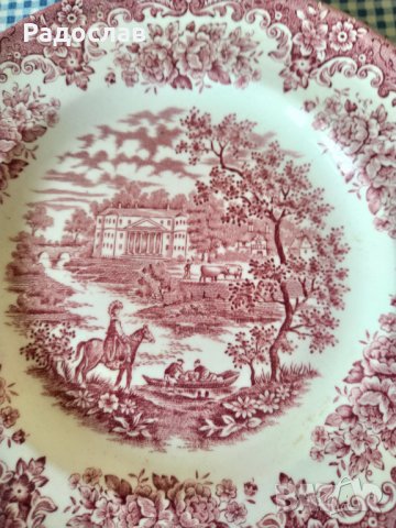 стара чиния Staffordshire England , снимка 2 - Други - 39506395