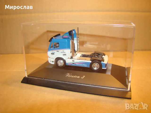 HERPA H0 1/87 MERCEDES BENZ ВЛЕКАЧ КАМИОН МОДЕЛ ИГРАЧКА, снимка 6 - Колекции - 48483617
