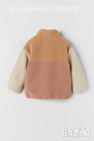 Zara каракулесто яке, размер 11-12 г. (152 см), снимка 2 - Детски якета и елеци - 51192708