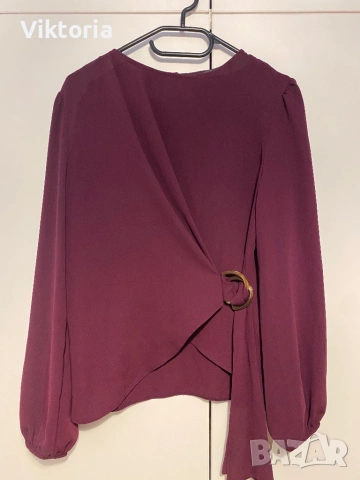 Елегантна блуза , снимка 2 - Блузи с дълъг ръкав и пуловери - 54323193