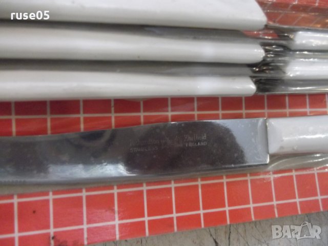 Лот от 6 бр. сервизни ножа английски, снимка 6 - Други - 29987431