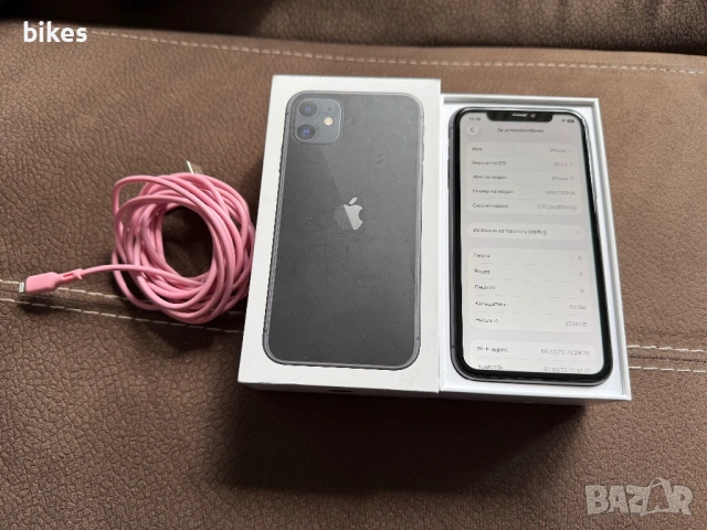 iPhone 11 black 64gb КАТО ЧИСТО НОВ 130€