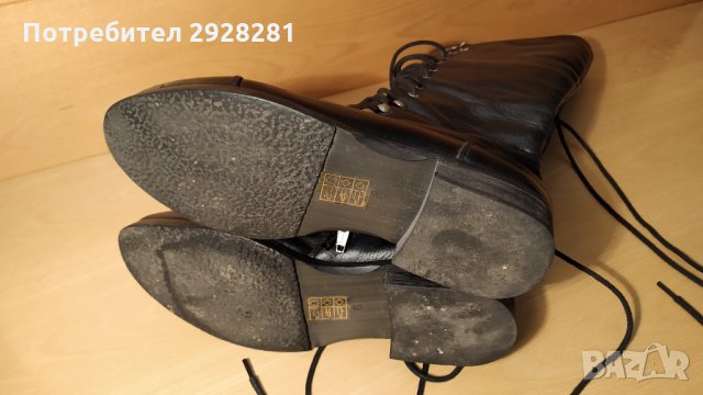 Miz Mooz - дамски ботуши от естествена кожа с връзки, снимка 4 - Дамски ботуши - 31274038