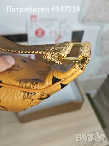 MCM Fursten Belt Bag in Visetos Cognac!! OP650€ !! Чанта за кръст MCM Fursten Belt Bag в цвят Viseto, снимка 4 - Чанти - 56057893