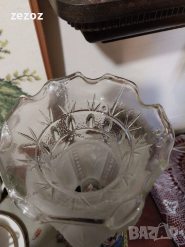 Настолна лампа-месинг и порцелан, снимка 6 - Настолни лампи - 53962560