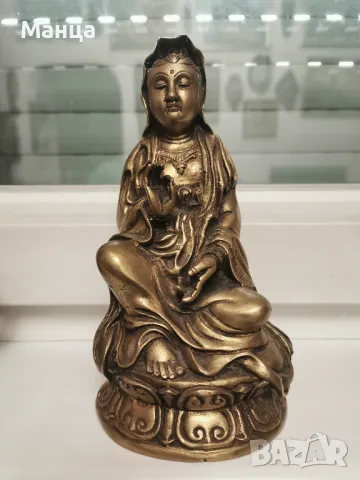 Бронзова статуетка на индийска богиня