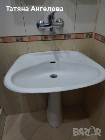 Здрави и запазени душ кабина 90/90 см 6 мм стъкло и корито, умивалник с ботуш, снимка 6 - Други - 50536884