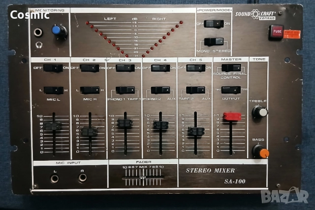 Стерео Миксер/Пулт