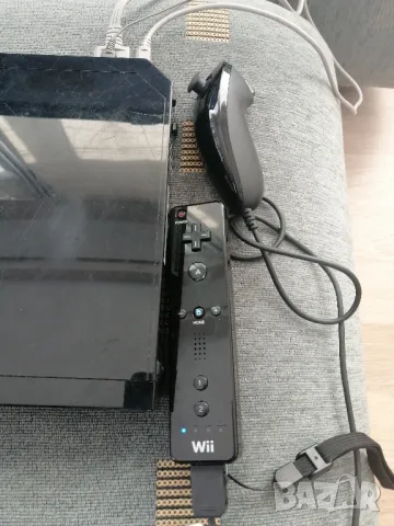 Nintendo Wii, черна, комплект, снимка 2 - Nintendo конзоли - 48050017