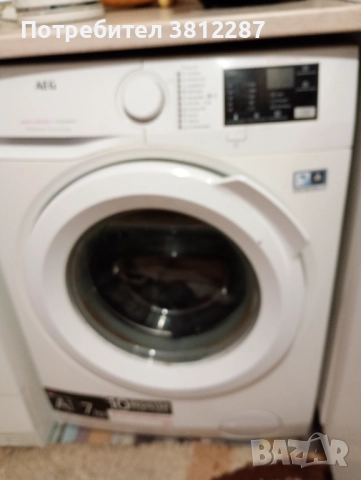 Продавам работеща пералня АЕG, снимка 4 - Перални - 52638208