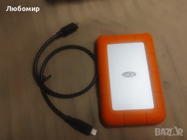 Пътувайте с огромен капацитет в ултракомпактен преносим твърд диск — LaCie Rugged Mini. 2tb, снимка 4 - Външни хард дискове - 47964332