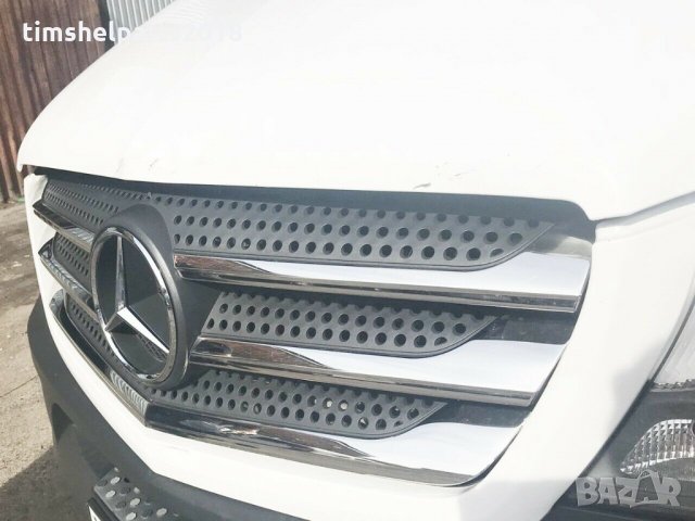 Хромирани лайсни за MERCEDES SPRINTER facelift след 2013 ( предна решетка), снимка 6 - Аксесоари и консумативи - 34371665