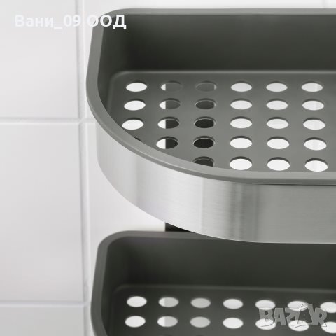 Ъглова етажерка за баня от неръждаема стомана, снимка 3 - Етажерки - 36688124