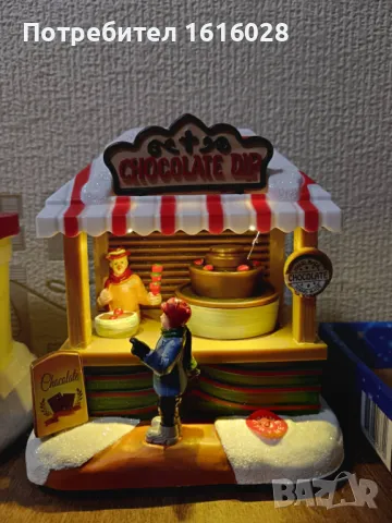 Сладоледен магазин.Коледни сцени на MAGIC VILLAGЕ., снимка 3 - Декорация за дома - 48046257