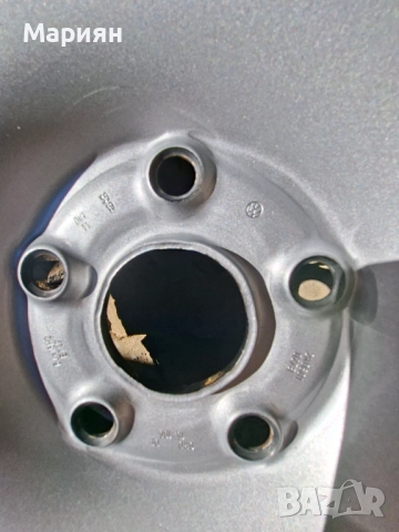 Железни джанти 15 5х112, снимка 4 - Гуми и джанти - 52742842