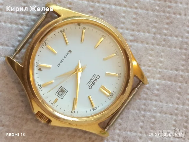 Марков дамски часовник CASIO QUARTZ JAPAN MOVT много красив стилен дизайн 27651, снимка 4 - Дамски - 55859185