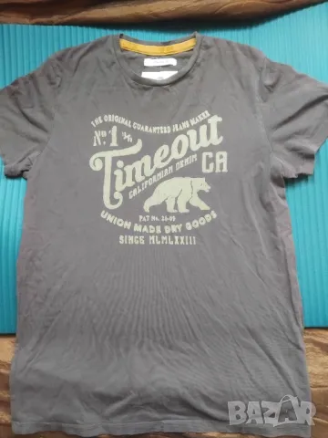 Timeout оригинална мъжка тениска, М размер, снимка 3 - Тениски - 49830289