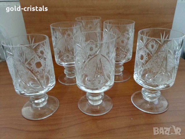 Ретро кристални чаши , снимка 2 - Антикварни и старинни предмети - 29704625