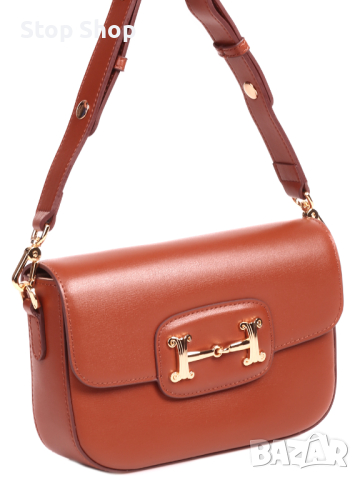Елегантна дамска чанта от естествена кожа , снимка 2 - Чанти - 44554795