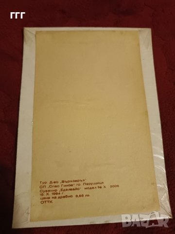 Стара картичка Еделвайс СТК Мальовица, снимка 2 - Други ценни предмети - 42840980