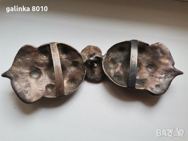 Стари, масивни бронзови пафти, снимка 2 - Антикварни и старинни предмети - 54063760