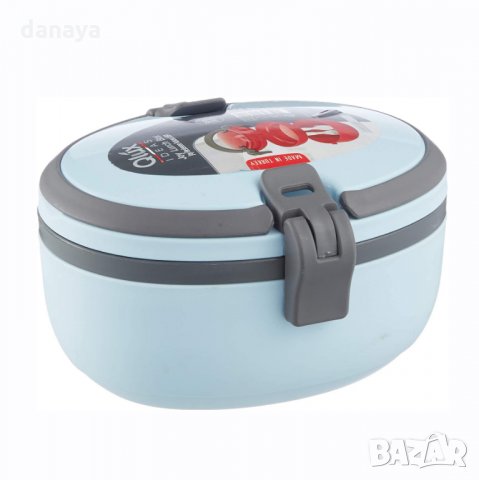 1782 Малка детска кутия за храна с 2 отделения и прибори, снимка 5 - Кутии за храна - 30852016