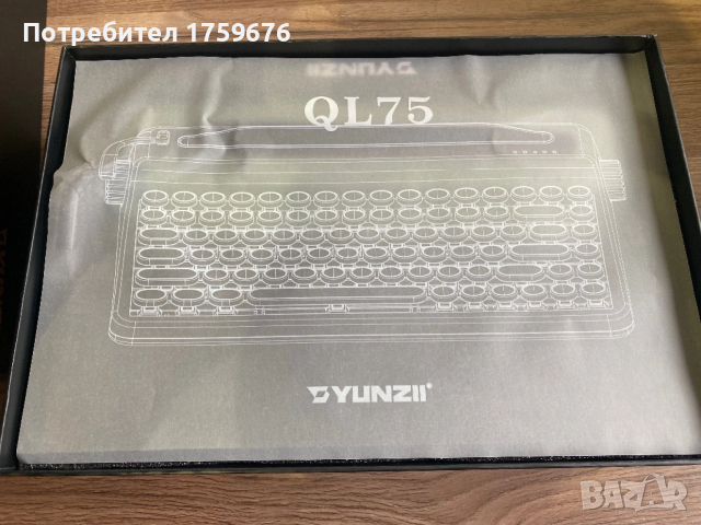 механична клавиатура YUNZII QL75, снимка 3 - Клавиатури и мишки - 54051014