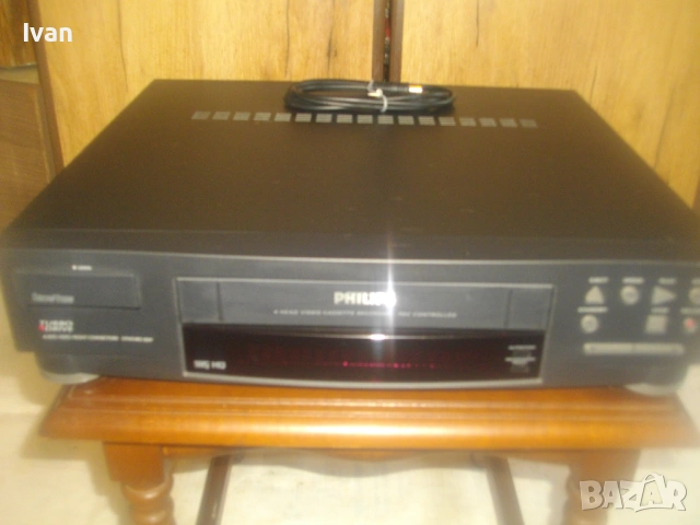 НОВ 4 HEAD ВИДЕОРЕКОРДЕР PHILIPS VR 447-03 Видео VHS HQ VIDEO Made in Austria Магазинно състояние, снимка 3 - Плейъри, домашно кино, прожектори - 54282182