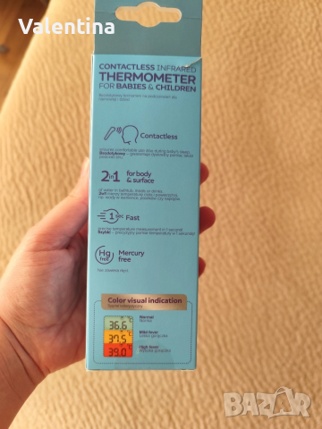 Безконтактен термометър Canpol, снимка 5 - Други стоки за дома - 52814502