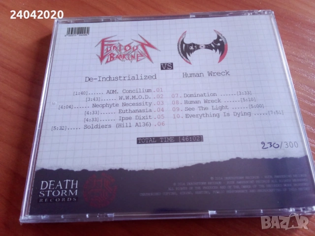 NEW! Italian Thrash Relics - Vol. I Furious Barking/Desmodus CD, снимка 2 - CD дискове - 54135380