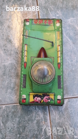 Стара китайска играчка Танк, снимка 6 - Колекции - 52372780