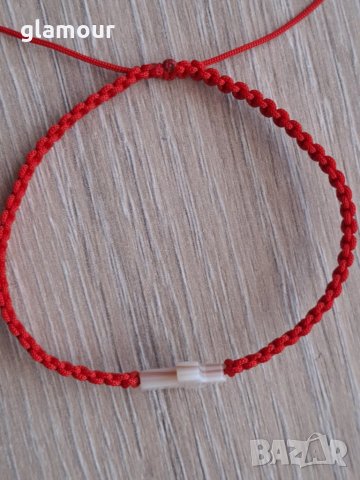 Гривна със седефено кръстче, снимка 4 - Гривни - 42162261