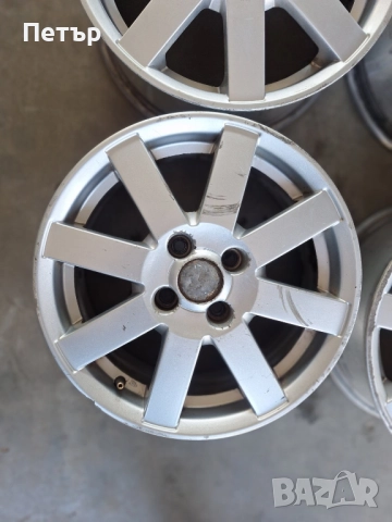 ОРИГИНАЛНИ АЛУМИНИЕВИ ДЖАНТИ ЗА ФОЛСВАГЕН -4Х100Х57-15 цола, снимка 2 - Гуми и джанти - 52064508