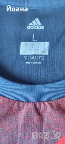 Спортна оригинална футболна тениска Адидас, снимка 5 - Тениски - 50386833