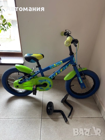 Детско колело 14 цола DRAG Rush син/зелен